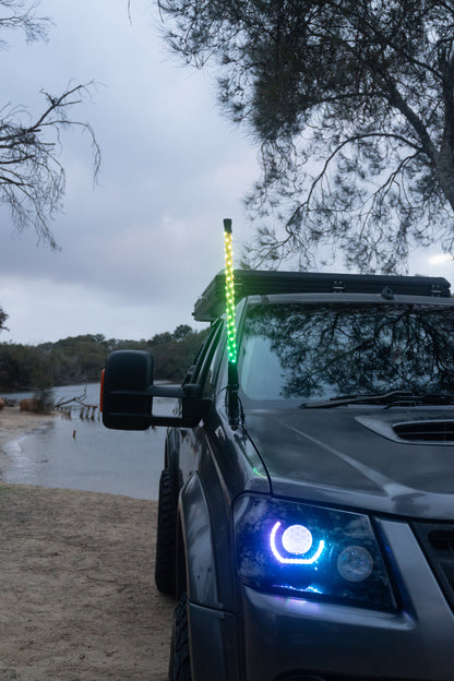2ft Flowing RGB whip