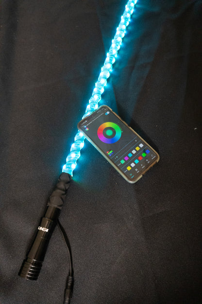 4ft Flowing RGB Whip